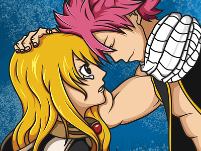 Natsu Dragneel x Lucy Hertfilia (Future) dragneel fairy tail heartfilia illustration lucy