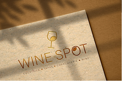 Wine Spot Logo Design branding design logo design minimal wine wine spot