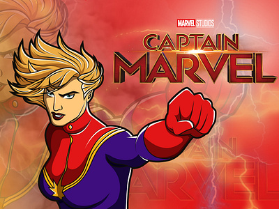 Captain Marvel avengers avengersendgame captain captain marvel design illustration marvel stan lee