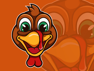 Happy-faced Turkey