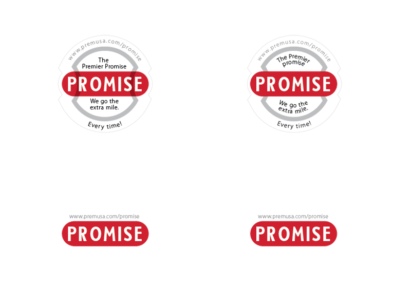 Promise - logo concepts design illustration in house logo promise type