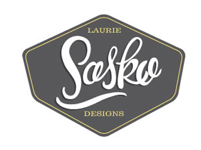 Sasko logo design lettering logo monogram shape type