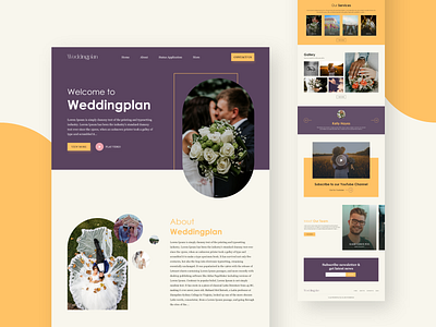 Wedding Plan Landingpage