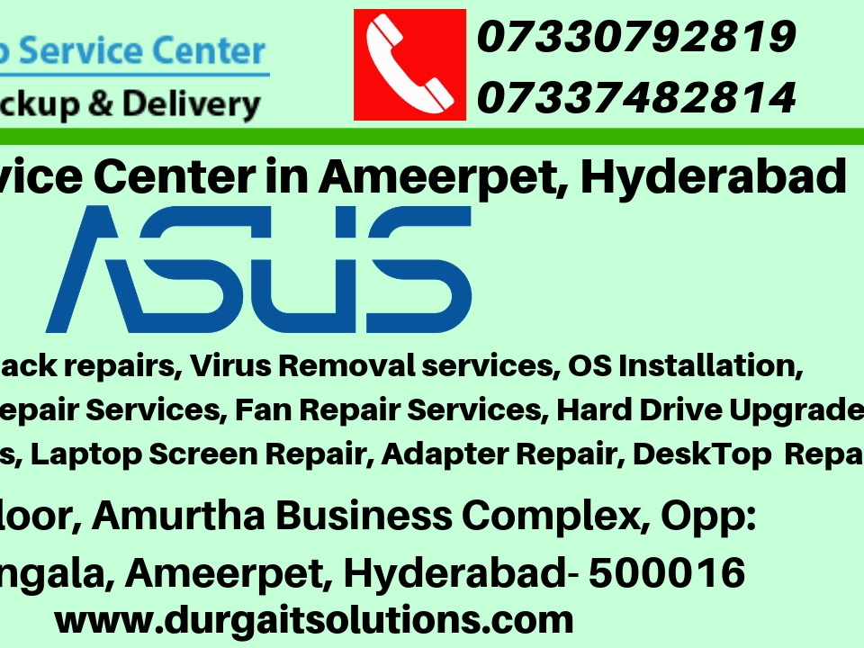 Asus Laptop Service Center In Ameerpet by Harsha Byreddy on Dribbble