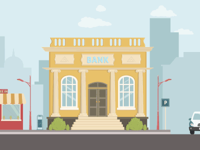 Bank bank building business city coffee finance money office safe skylines