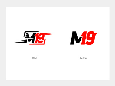 M19 Logo redesign branding esport esports logo logotype old new redesign
