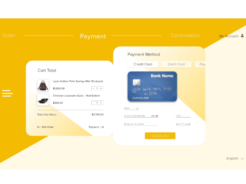 Credit Card Checkout adobexd uidesign uichallenge dailyui002 002 dailyui