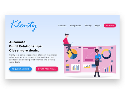 Saas Product Website Design