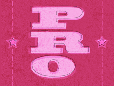 Dribbble Pro fatboy pink pro rebound stars