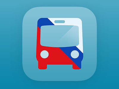 Bus Stop DC App Icon app bus icon ios transit