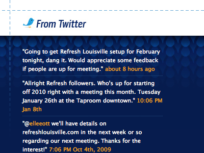 Refresh Louisville blue community orange refresh standards twitter