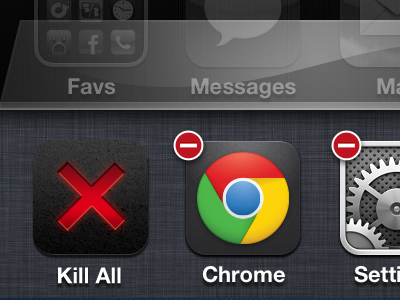 Kill All apple icon ios iphone