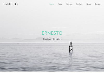 Ernesto clean css3 html5 responsive template
