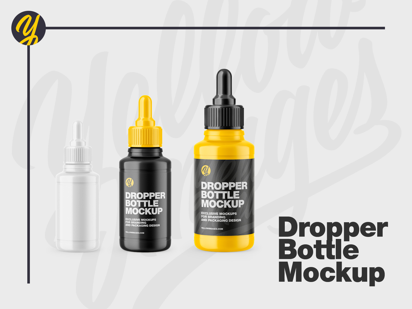 Dropper Bottle Mockup By Yellow Roma On Dribbble