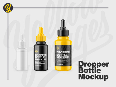 Dropper Bottle Mockup balsam body bottle box can cap care conditioner cosmetic cosmetic bottle cosmetics dropper drops e liquid gel hair label liquid lotion medecine