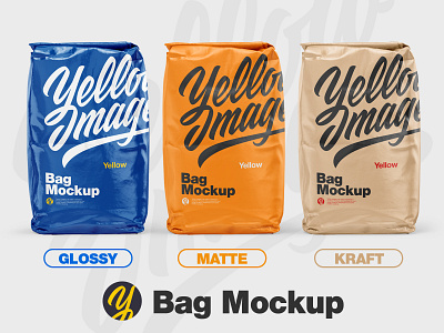 Bag Mockup powder yellow roma