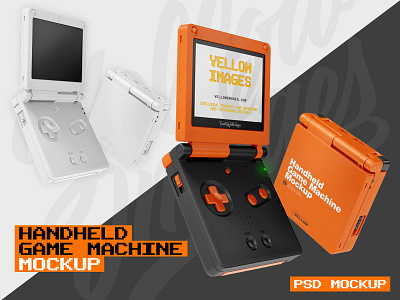 Handheld Game Machine Mockup