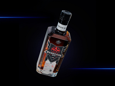 Renegade Rum 2 branding cinema 4d design redshift