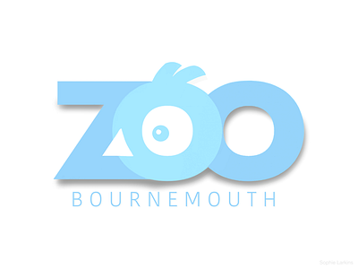 Bournemouth Zoo Logo - Negative Space Bird Head