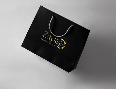 Shopping Bag branding and identity logo design package design