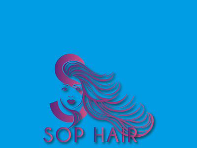 Sop Hairs branding graphic design logo logos