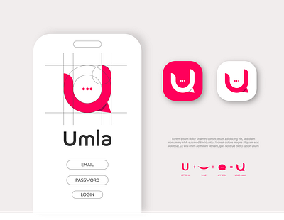 U Social App app branding icon illustration logo ui ux vector web website