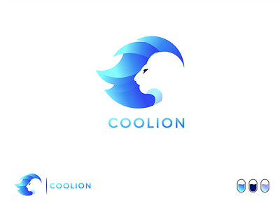 Frozen + Lion Logo Bluelion animal animals nature animal logo app blue bluelogo branding coolion design frozen graphicdesigner lion head lion logo lion mascot logo logo design logomaker logomark logotype vector zoo