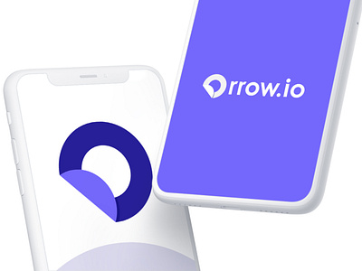 "orrow.io" letter O + fintech Logo
