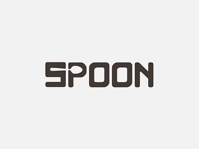 spoon typography