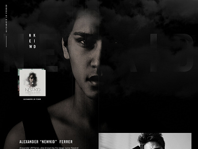 The Next Generation Of Swedish R&B - Newkid flat newkid shadow ui ux webdesign