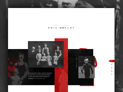 Eric Deflat anonymous person creepy eric deflat ui ux webdesign