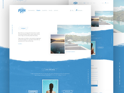Swimmingpool redesign (draft) miamipool pool summer ui ux webdesign
