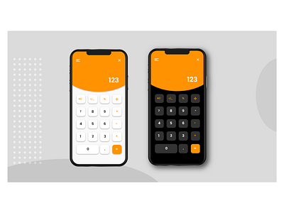 Calculator UI Design calculator creative dailyui design ui uidesign uiux userinterface ux vector