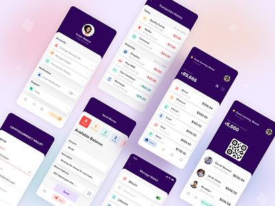 Cryptocurrency wallet app