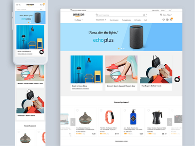 Amazon responsive website