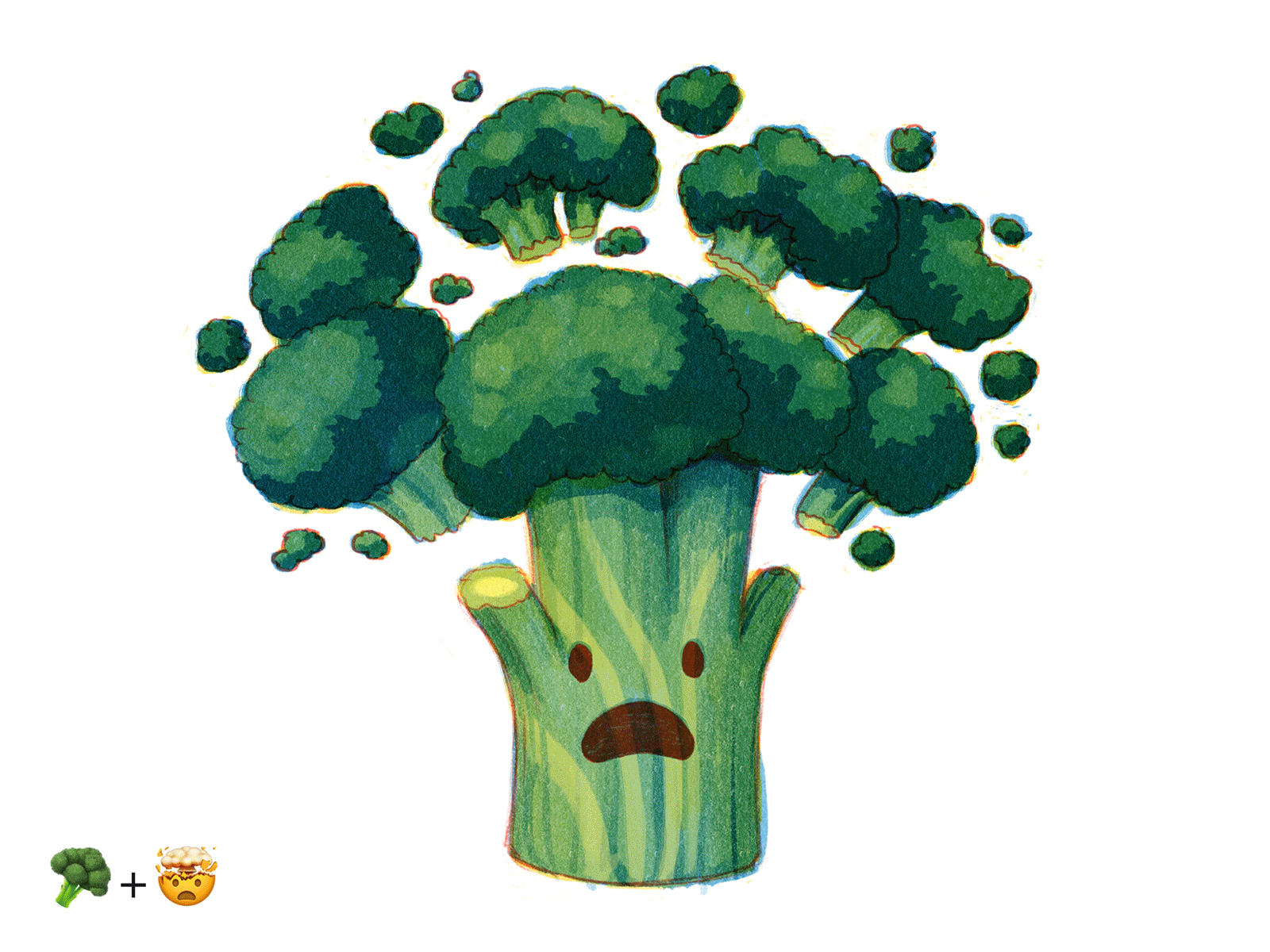 Emoji Game anano animal bee broccoli cute emojis game gift illustration insttagram meshup mushroom snake texture