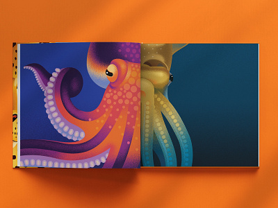 Similar, yet different anano animal animals book cheetah childrensbook illustration leopard octopus squid texture vector