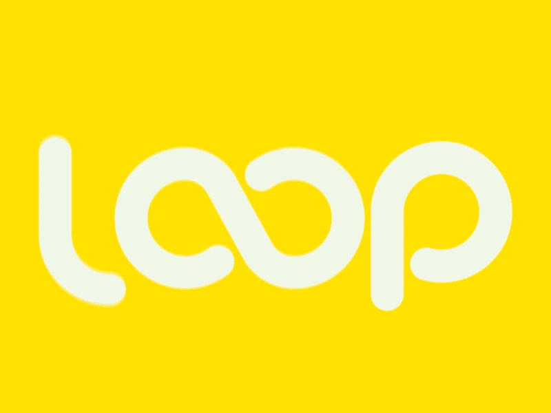 Loop animation logo loop team