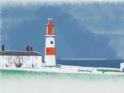 Souter Lighthouse illustration