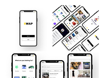 Swap App app design figma mobile ui ui ux