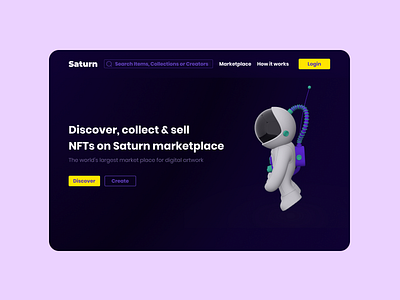 NFT marketplace cryptocurrency design digital art ethereum figma ui ux web design