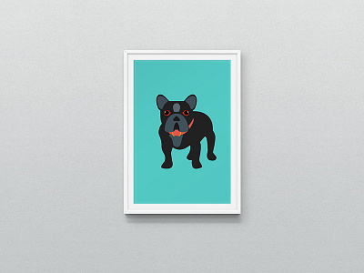 Boston Terrier boston terrier color cool design dog flat design illustation info graphic minimal psd