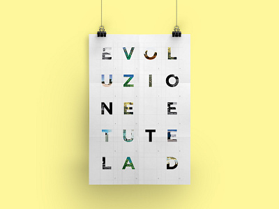 Lezioni Di Architettura architecture brandind color events flat minimal poster psd typography