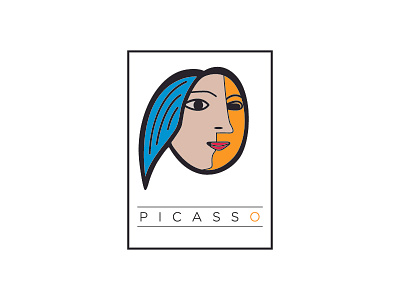 Picasso art branding color editorial design logos logotype minimal