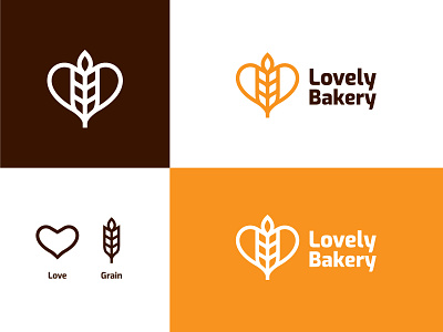 Lovely Bakery Logo Concept