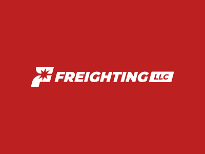 Freighting branding company courier delivery design f freight industrial logistic logistics logo logo design modern star truck