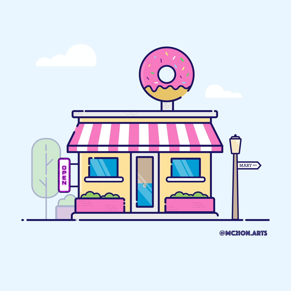 Donut Shop by Marión Carámbula on Dribbble