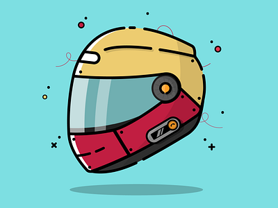 Helmet art daily illustration daily vector flat illustration flat vector helmet helmet illustration illustration vector