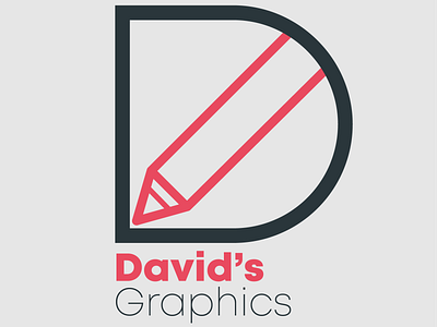 David's Graphics - Personal Logo branding design flat illustration illustrator logo minimal