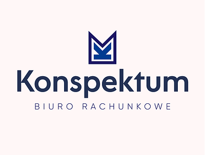 Konspektum - Accounting Office Logo branding design flat icon illustrator lettering logo minimal web website